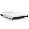 vidaXL Bed Frame without Mattress Black 135x190 cm Engineered Wood