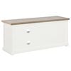 vidaXL TV Cabinet White 90x30x40 cm Wood