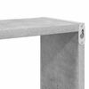 vidaXL Wall Cube Shelves 2 pcs Concrete Grey 26x15x26 cm