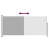 vidaXL Retractable Side Awning 140 x 300 cm Grey