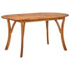 vidaXL Garden Table | Brown | Solid Acacia Wood | Medium | Durable