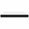 vidaXL Pocket Spring Bed Mattress Black 152x203x20 cm Queen Fabric