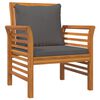 vidaXL 5 Piece Garden Lounge Set with Cushions Solid Wood Acacia
