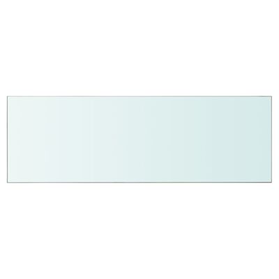 vidaXL Shelf Panel Glass Clear 90x30 cm