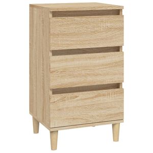 vidaXL Bedside Cabinet Sonoma Oak 40x35x70 cm Engineered Wood