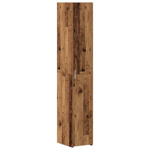 vidaXL Highboard 2 pcs Old Wood 30 x 42.5 x 185 cm