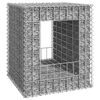 vidaXL Gabion Basket Post 50x50x60 cm Iron