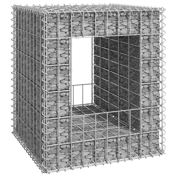 vidaXL Gabion Basket Post 50x50x60 cm Iron