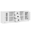 vidaXL Sideboards 3 pcs White Engineered Wood