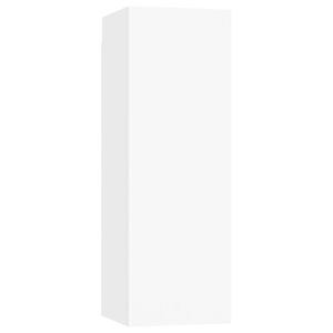 vidaXL TV Cabinet White 30.5x30x90 cm Engineered Wood