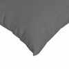 vidaXL Sofa Pillows 2 pcs Dark Grey 50 x 30 cm Fabric