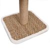 vidaXL Cat Tree with Top Tunnel and Toy 56 cm Seagrass