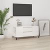 vidaXL TV Cabinet High Gloss White 102x44.5x50 cm Engineered Wood