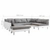 vidaXL Sofa White Artificial Leather