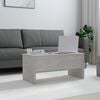 vidaXL Coffee Table Concrete Grey 102x50.5x46.5 cm Engineered Wood