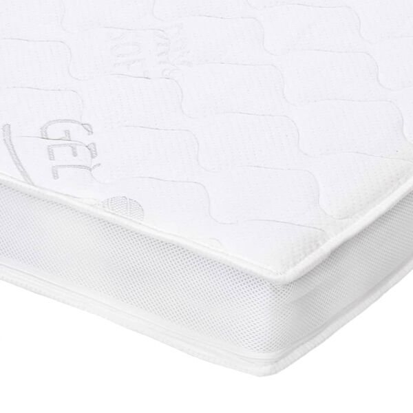 vidaXL Mattress Topper 160x200 cm Gel Foam 7 cm