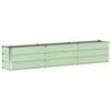 vidaXL Planter Green 240 x 40 x 45 cm Steel