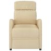 vidaXL Massage Chair Cream Fabric