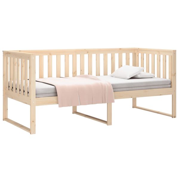 vidaXL Day Bed without Mattress 90x190 cm Single Solid Wood Pine