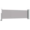 vidaXL Patio Retractable Side Awning 80x300 cm Grey