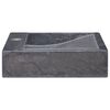 vidaXL Sink Black 58x39x10 cm Marble