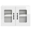 vidaXL Kitchen Cabinet 2 pcs High Gloss White 60 x 31 x 40 cm