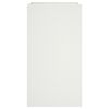 vidaXL Planter White 42x38x75 cm Steel