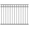 vidaXL Fence Panel Assen Steel 1.7x1.2 m Black
