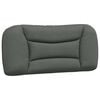 vidaXL Headboard Cushion "Hvar" Dark Grey 90 cm Fabric