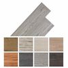 vidaXL Flooring Planks 18 pcs Dark Grey 2.51 m&sup2; PVC