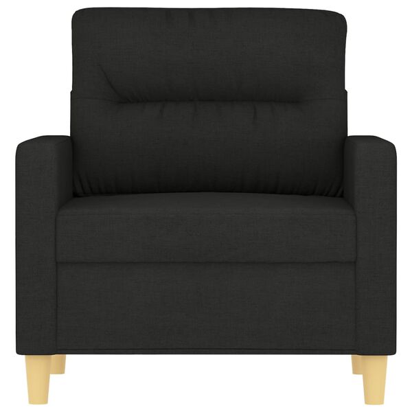 vidaXL Sofa Chair Black 60 cm Fabric