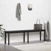 vidaXL Bench Black Oak 160 x 35 x 45 cm Engineered Wood