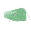 vidaXL Greenhouse with Steel Frame Green 16 m&sup2; 8x2x2 m