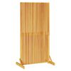 vidaXL Privacy Screen Brown 79.5 x 50 x 150 cm Solid Acacia Wood