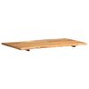 vidaXL Table Top Solid Acacia Wood 100x(50-60)x2.5 cm