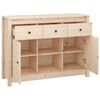 vidaXL Sideboard 100x35x74,5 cm Solid Wood Pine