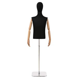 vidaXL Adjustable 170-242 cm Mannequin with Head and Base Male PP