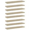 vidaXL Bookshelf Boards 8 pcs Sonoma Oak 40x10x1.5 cm Engineered Wood