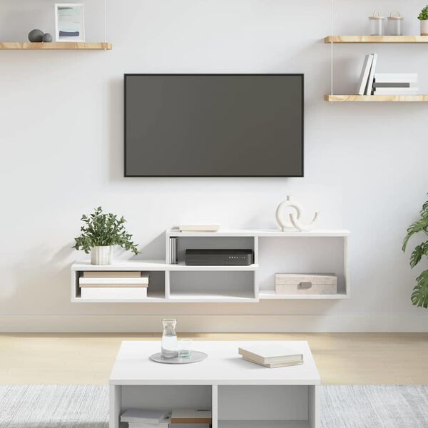 vidaXL Wall TV Stand 120 x 25 x 28.5 cm Engineered Wood