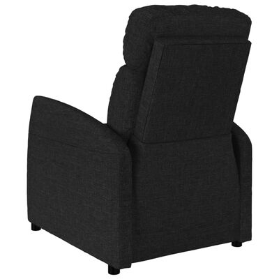 vidaXL Stand up Massage Chair Black Fabric