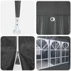 vidaXL Party Tent Anthracite and White 600 x 400 x 266 cm