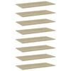 vidaXL Bookshelf Boards 8 pcs Sonoma Oak 80x40x1.5 cm Engineered Wood