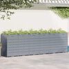 vidaXL Wheelie Bin Storage for 6 Bins Light Grey 408 x 77.5 x 121.5 cm