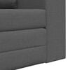 vidaXL Sofa Bed 60cm Dark Grey Fabric
