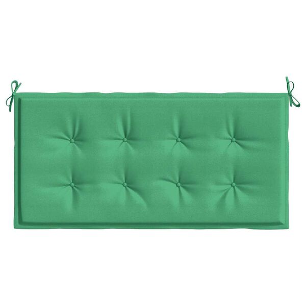 vidaXL Garden Bench Cushion Green 100x50x3 cm Oxford Fabric