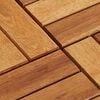 vidaXL Decking Tile 10 pcs Brown 30 x 30 cm Acacia Hardwood
