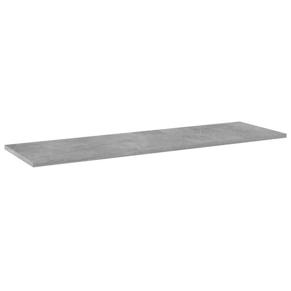 vidaXL Bookshelf Boards 8 pcs Concrete Grey 100x30x1.5 cm Engineered Wood