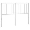 vidaXL Metal Replace Headboard White 150 cm