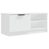 vidaXL TV Cabinet Black 80x35x36,5 cm Engineered Wood