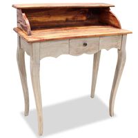 vidaXL Writing Desk Solid Reclaimed Wood 80x40x92 cm
